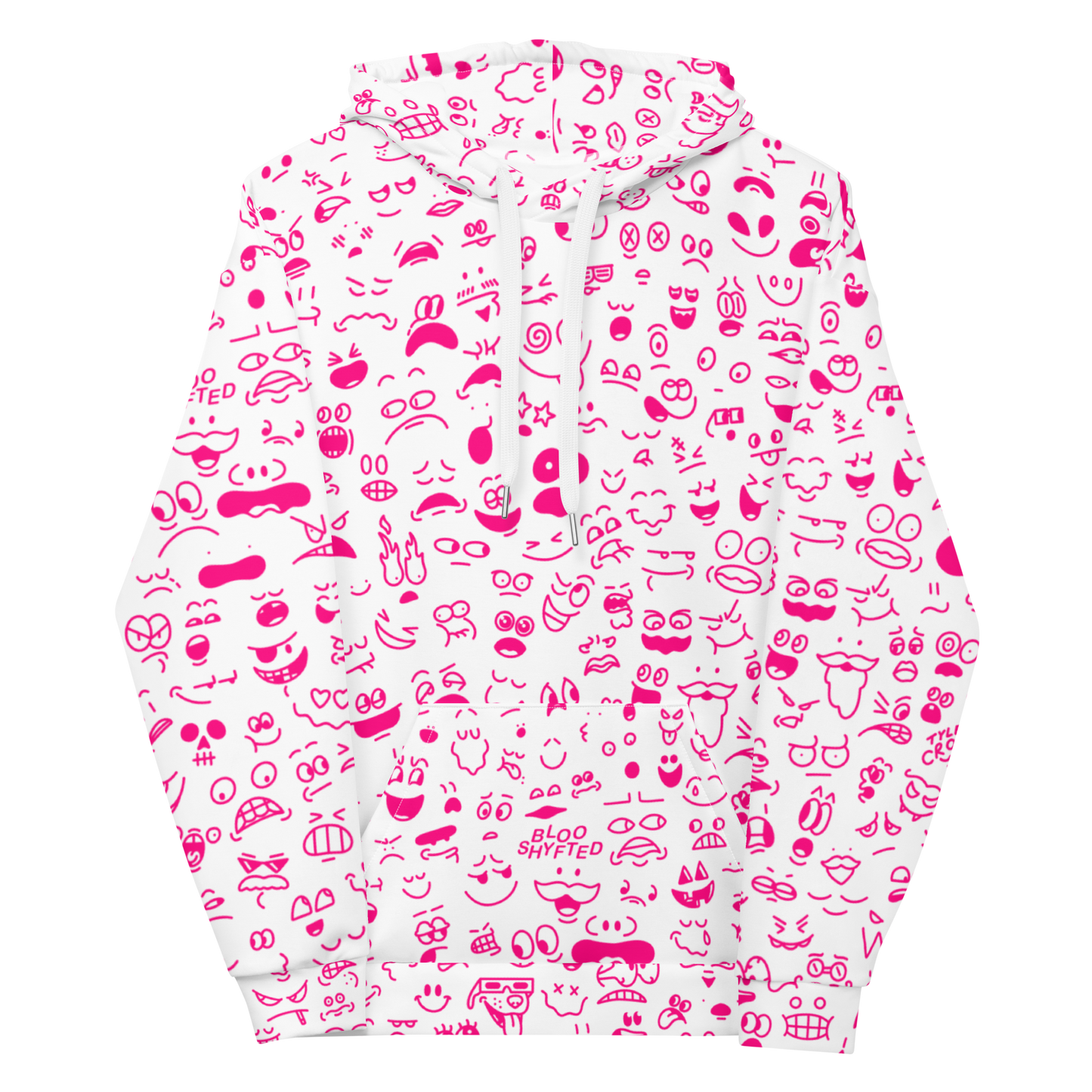 Crowded Mind Hoodie—Strawberry