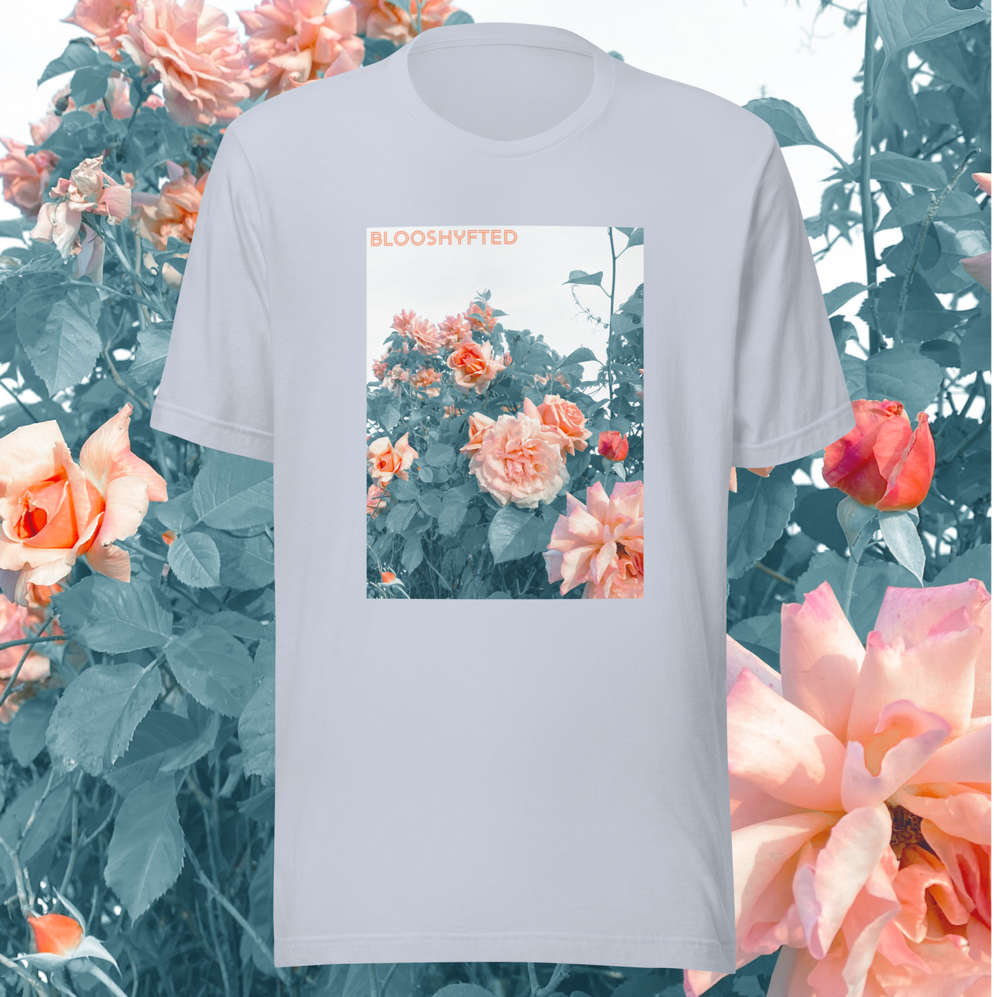 Peach Roses Tee