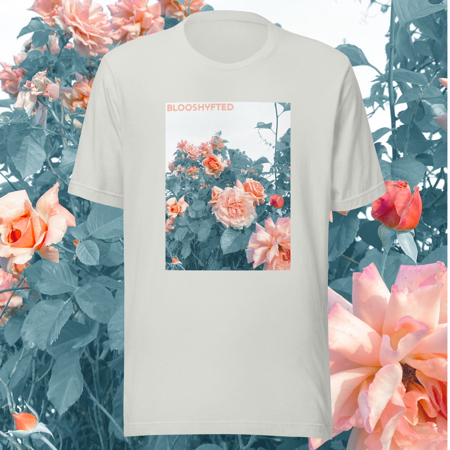 Peach Roses Tee