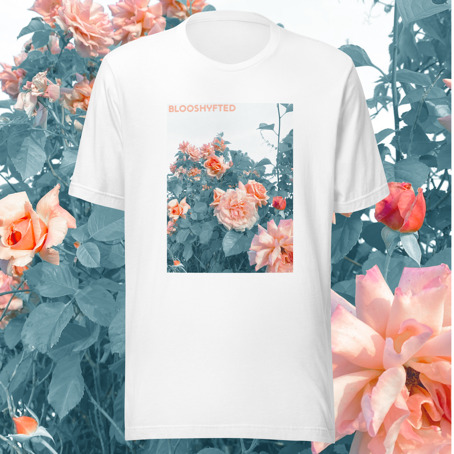 Peach Roses Tee